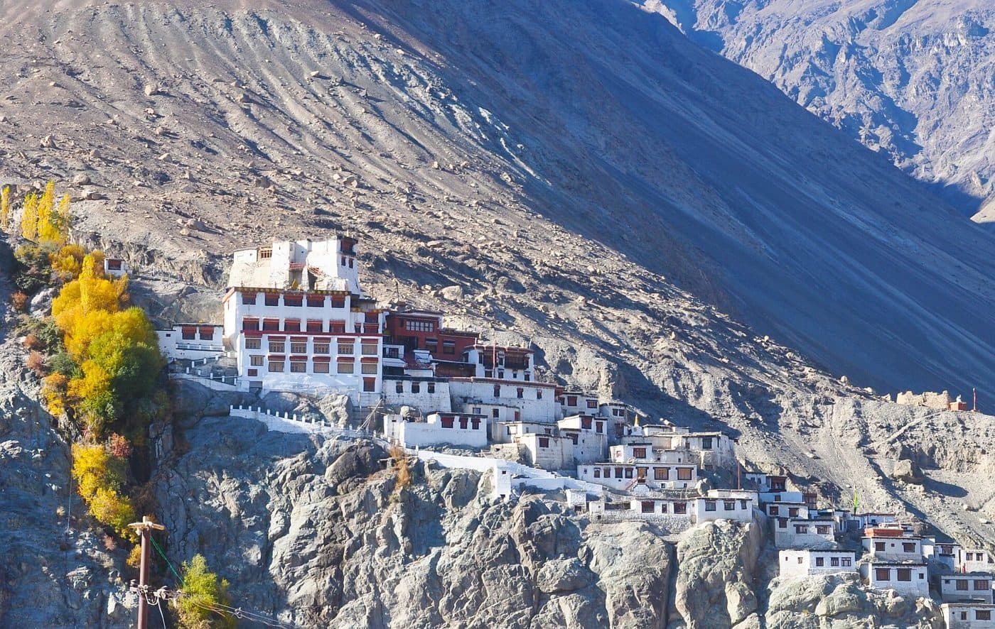 Diskit monastery above the Nubra valley