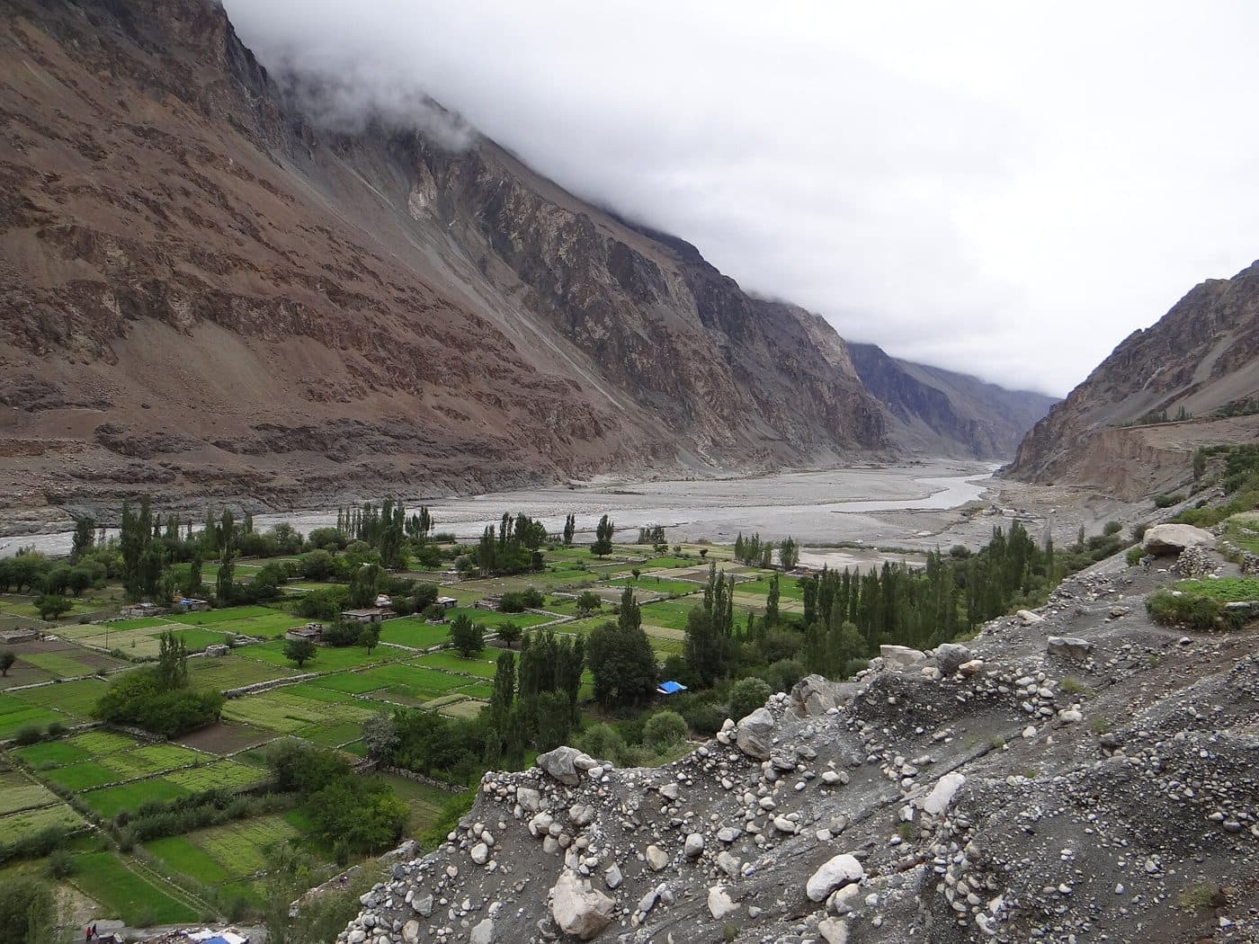 The Shyok river at Turtuk